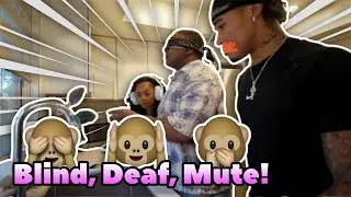 BLIND, DEAF, MUTE Challenge With Wardrobe and PlaqueBoyMax!|SKAI JACKSON