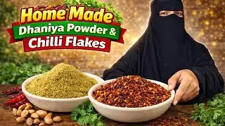 Home Made Dhaniya Powder & Chilli Flakes | Ghar Par Banaye Masale #explore 