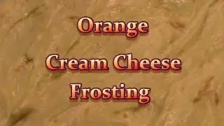Orange Cream Cheese Frosting