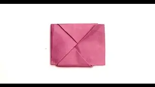How to Fold Paper Into a Secret Note Square