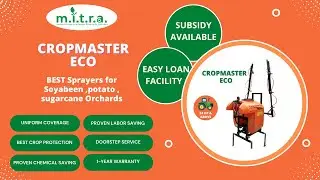 Boom Sprayer at affordable price | Mitra Cropmaster Eco | New spraying machine for farmers
