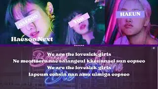 LOVESICK GIRL(BLACKPINK)-SING WITH ME (KARAOKE)|HAESOO&HAEUN