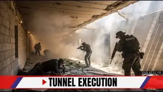 Border Patrol Breaches Cartel Tunnel - Guards Executing Smugglers Inside, Ceiling Collapses