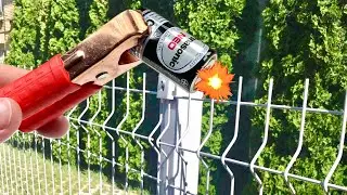 🔥Как сделать простую сварку с помощью 9В БАТАРЕИ. Лучшая идея для дома.
