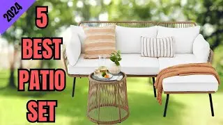 Top 5: Best Outdoor Patio Furniture Sets in 2024 ||  Patio Conversation Set