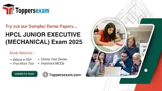 HPCL JUNIOR EXECUTIVE (MECHANICAL) Exam Preparation 2025 | Update Syllabus | Questions Paper #hpcl