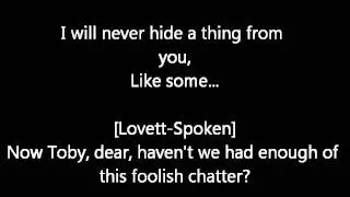 Sweeney Todd Not While I'm Around-Lyrics
