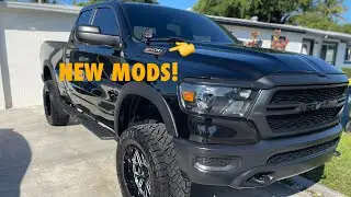 Модификации интерьера и экстерьера моего Ram 1500 от Tufskinz и Reflective Concepts.