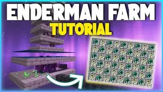 Minecraft EASY Enderman Farm Tutorial! 1.20+ (1 Hit Kill)