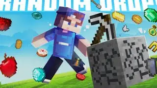 Minecraft but blocks drop are random 