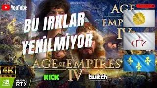 PİYADELER VS ATLILAR KİM KAZANACAK ?  AGE OF EMPİRES IV 3 VS 3