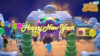 ACNH🍃Countdown to New Year 2023 and Fireworks 🎉🎆🎇