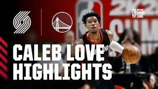 Caleb Love Highlights | Portland Trail Blazers 106, Golden State Warriors 73 | July 11, 2025