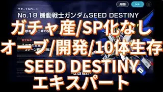 エターナルロード SEED DESTINY エキスパート No.18 オーブ/開発/10体生存 ガチャ産/SP化なし EXPERT 無課金編成【SDガンダムGジェネレーションエターナル】