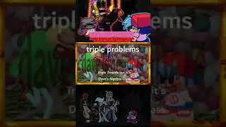 FNF - Unholy Triple Trinity - Triple Trouble Mashup (Impossible Trio + Entity + Dave)