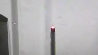 Tungsten wire lit by synchrotron X-rays