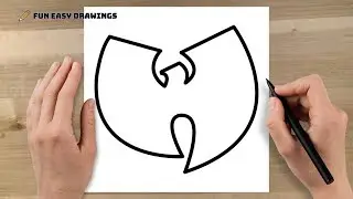 How to Draw Wu Tang Clan Logo Easy - Fun Easy Drawings #FunEasyDrawings #drawing #logo #wutangclan