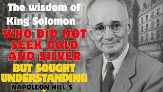 The wisdom of King Solomon-who did not seek gold and silver but sought understandingㅣNapoleon Hillㅣ
