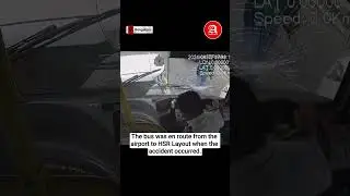 BMTC bus driver lost control and caused a series of accidents in North Bengaluru