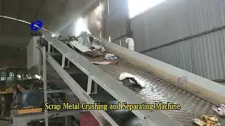 Waste Metal Shredder & Separator Machine | Recycle Aluminum Cans, Iron Sheets & More