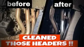 Kawasaki Z900 Headers Cleaned |How to Clean and Restore Motorcycle Exhaust Headers