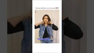 She carries a lot of things in her pocket💗🥺#aliabhatt #bollywood #viralvideo #shorts