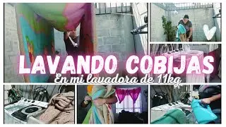 ¿VALE LA PENA COMPRARLA?LAVADORA 2 TINAS 🧦 |COMO LAVO COBIJAS ▶️  #rutinadelavado