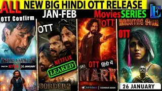 Dhurandhar NETFLIX OTT Release Hindi Movies Release JAN-26 l Border2, MARK Hindi CrimeMoviesSeries