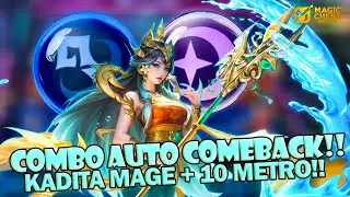 ONESHOT ONE BOARD DEATH INSTANTLY !! KADITA MAGE SURPRISES OPPONENTS 😱 - MAGIC CHESS GO GO !!