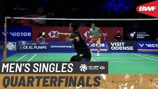 ВИКТОР Дания Open 2021 | Кенто Момота (Япония) [1] против Джонатана Кристи (INA) [6] | Четвертьфинал