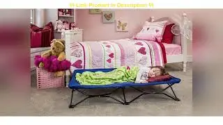 Best Deal Regalo My Cot Portable Toddler Bed, Includes Fitted Sheet, Royal Blue