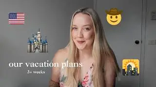 Our 3+ Week USA Vacation Plans! | Texas BBQ, Disney World, Universal, & LA Adventures