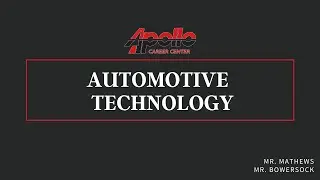 Automotive Technology Senior Honors