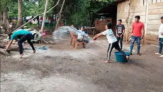🔴Hoy Hicimos Este RETO divertido🤣 Que Tuvimos q Agarr4r a MATEO de EstA Manera?😱🤣🤣🤣