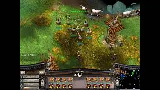 Battle Realms: Oops I burned my own towers (Archer Cleaning Duties)