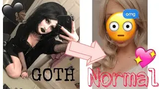 Goth to Normie Transformation! - Mamie Hades