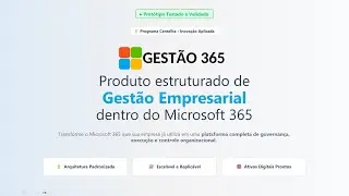 Pitch Gest&atilde;o 365 - Programa Centelha