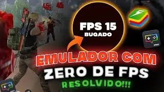 FREE FIRE COM FPS BUGADO  - EMULADOR 0 DE FPS