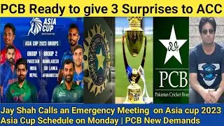 Alert🚨Jay Shah Calls An Emergency Meeting on Asia Cup 2023.