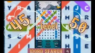 WORDS SEARCH lv.45 to 50 |JUVZ DONESA #playinggames #wordsearchgame