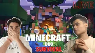 🔴🔴Minecraft Duo survival with @KANDARIVERSE  | Minecraft Civilization | #minecraft