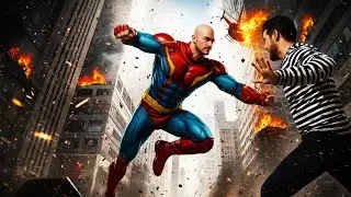 SUPER CALVO DEITANDO BANDIDO NO SOCO! - Superhero Simulator