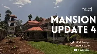 MANSION UPDATE 4: GYPSUM AND CLOSETS DONE, MAJOR PROGRESS. 5 BEDROOM ALL ENSUITE  1/2 ACRE#trending