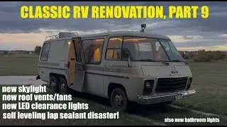 Resealing the roof on my 48 year old GMC motorhome, renovation PART 9