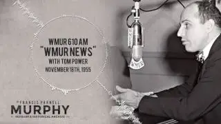 WMUR 610AM (now WGIR) Radio presents the news from November 18th, 1955 with Tom Power!