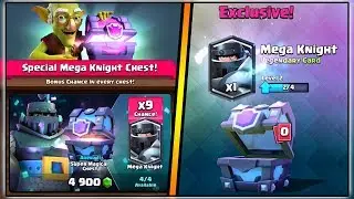 SUPER MAGICAL CHEST OPENING | CLASH ROYALE | 9X LEGENDARY MEGA KNIGHT CHANCE!