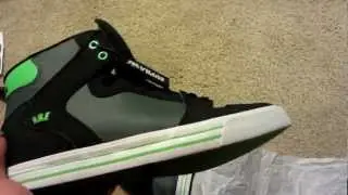 Supra Vaiders Unboxing Black/Grey/Green Tuf