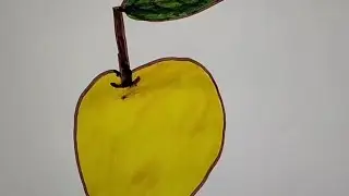 5 Using mango 🥭🥭🥭 drawing 🥝