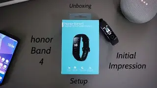 Honor band 4 unboxing, setup and initial impression!!(Black variant)