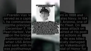 Captain of USS Arizona: Franklin Van Valkenburgh at Pearl Harbor